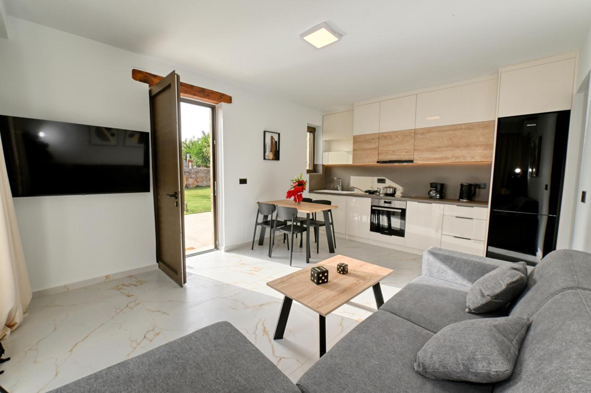 Apartmán Eagle Bay Loft Kíssamos Exteriér fotografie